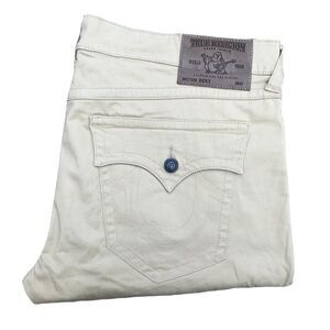 True Religion Jeans Size 40 RICKY Beige Soft Pants